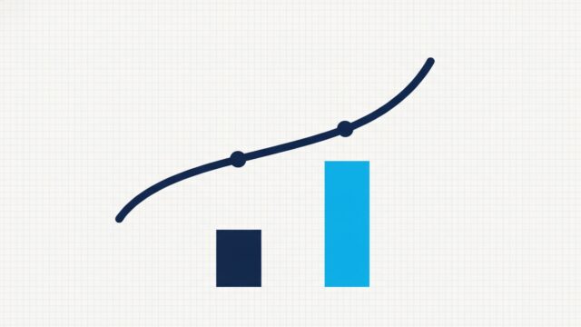 A smooth curve with two beads resting on it at different heights, above two bars of unequal height